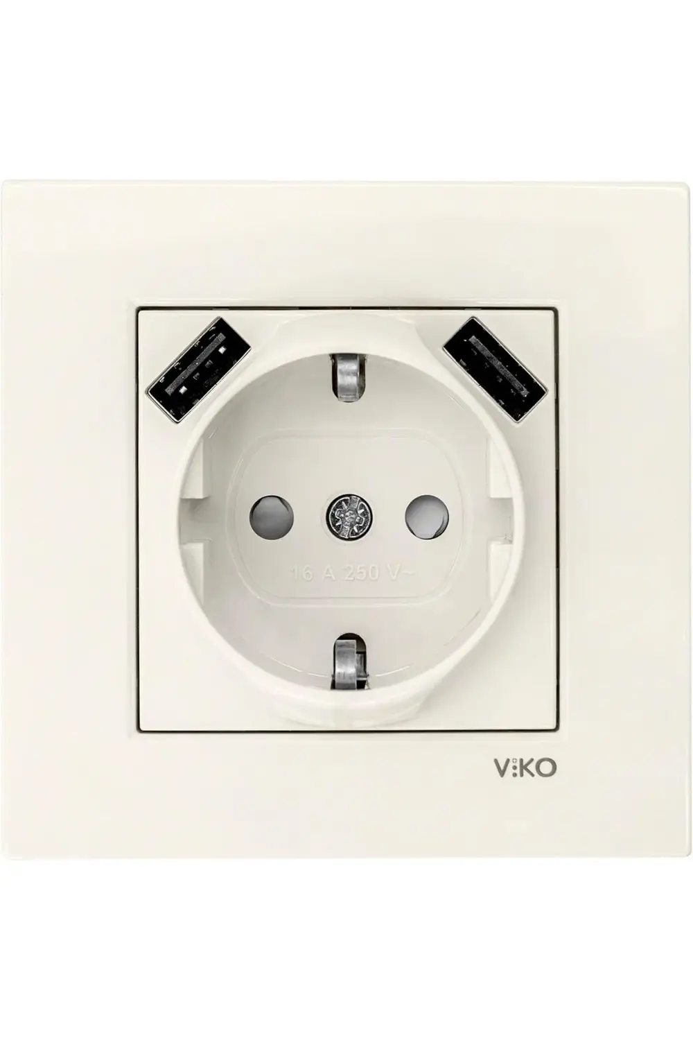 PRStoRe Karre Krem 2 USB'Lİ Topraklı Priz StorePR 1063348