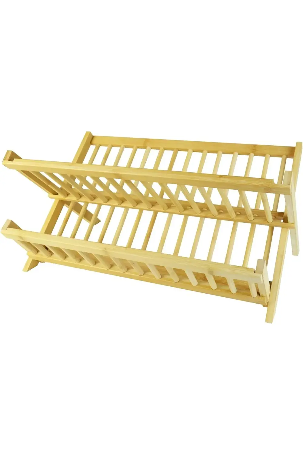 PRStoRe Kitchen Serisi Bambu Katlanabilir Tabaklık - Bulaşıklık 4