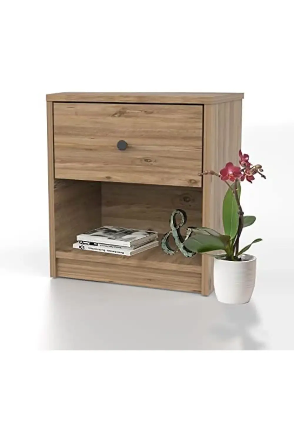 PRStoRe KMD110-Ceviz Tek Çekmeceli Komodin StorePR 1063348