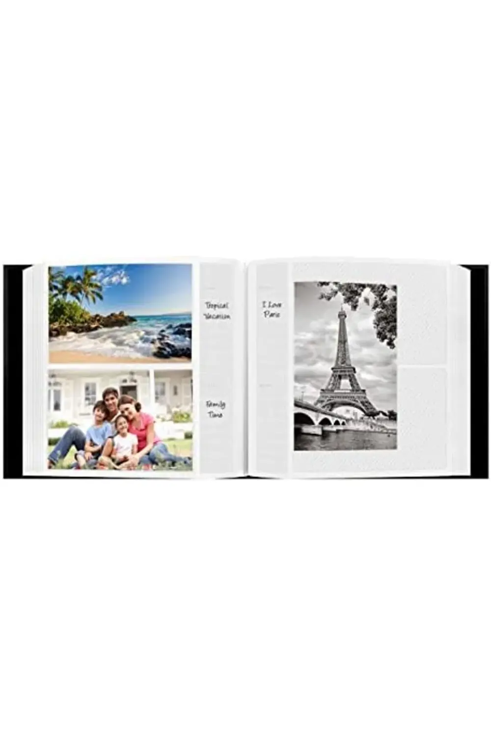 PRStoRe Photo Albums CLB-246/BK 200 Cepli Avrupa Gümrüklü Deri Fo