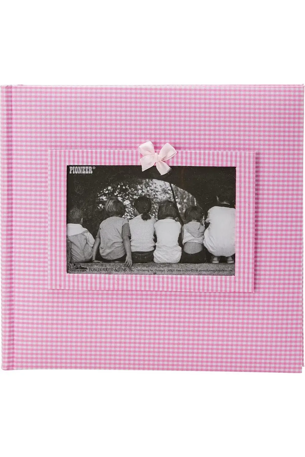 PRStoRe Photo Albums Gingham Frame (200 4x6 s) - Pink StorePR 106
