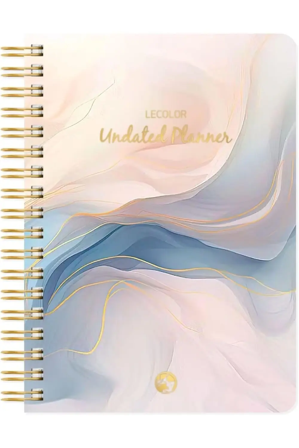 PrStorex Color Süresiz Planlayıcı Spiralli Ajanda Defter Marble 1