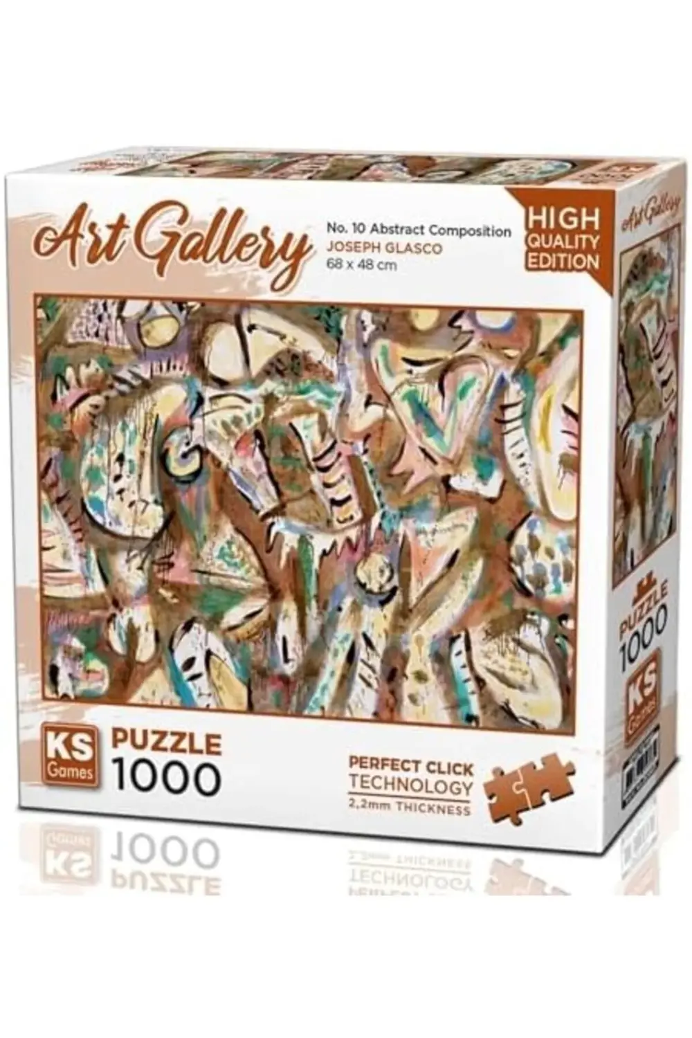 PrStorex Games 1000 Parça No.10 Abstract Composition Puzzle LifeP