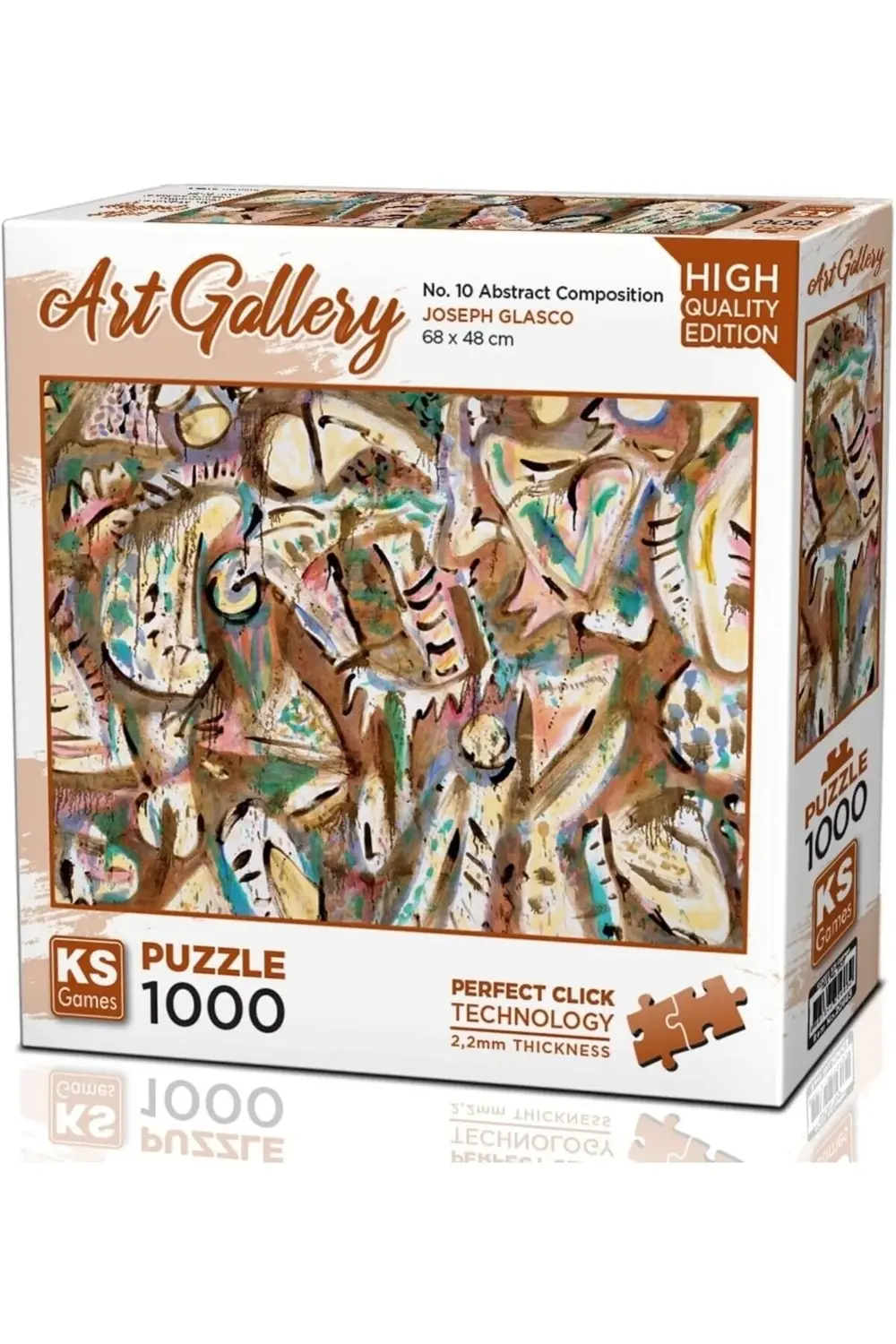 PrStorex Games 1000 Parça No.10 Abstract Composition Puzzle LifeP