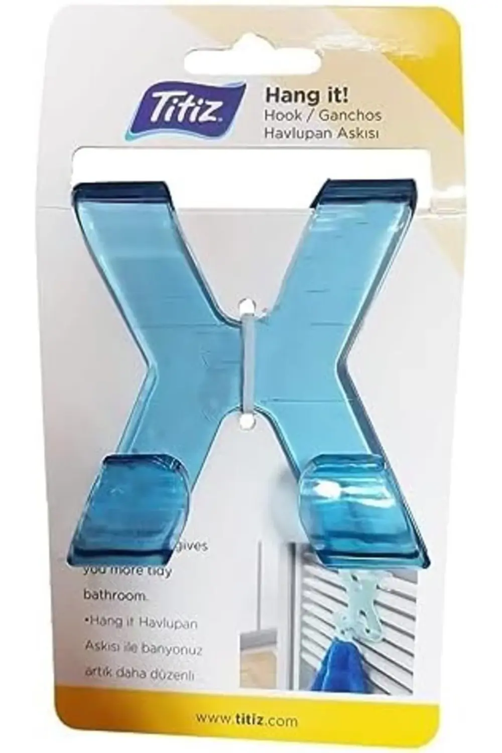 PrStorex it Pratik Kolay Taşımabilir Havlupan 2 Kancalı Banyo Ask