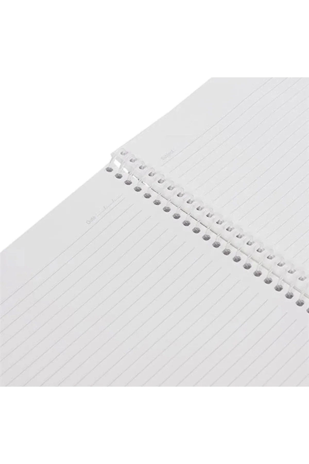 Pruva A4 Pet Spiralli Karton Kapaklı Defter 144 Yaprak Çizgili Sarı