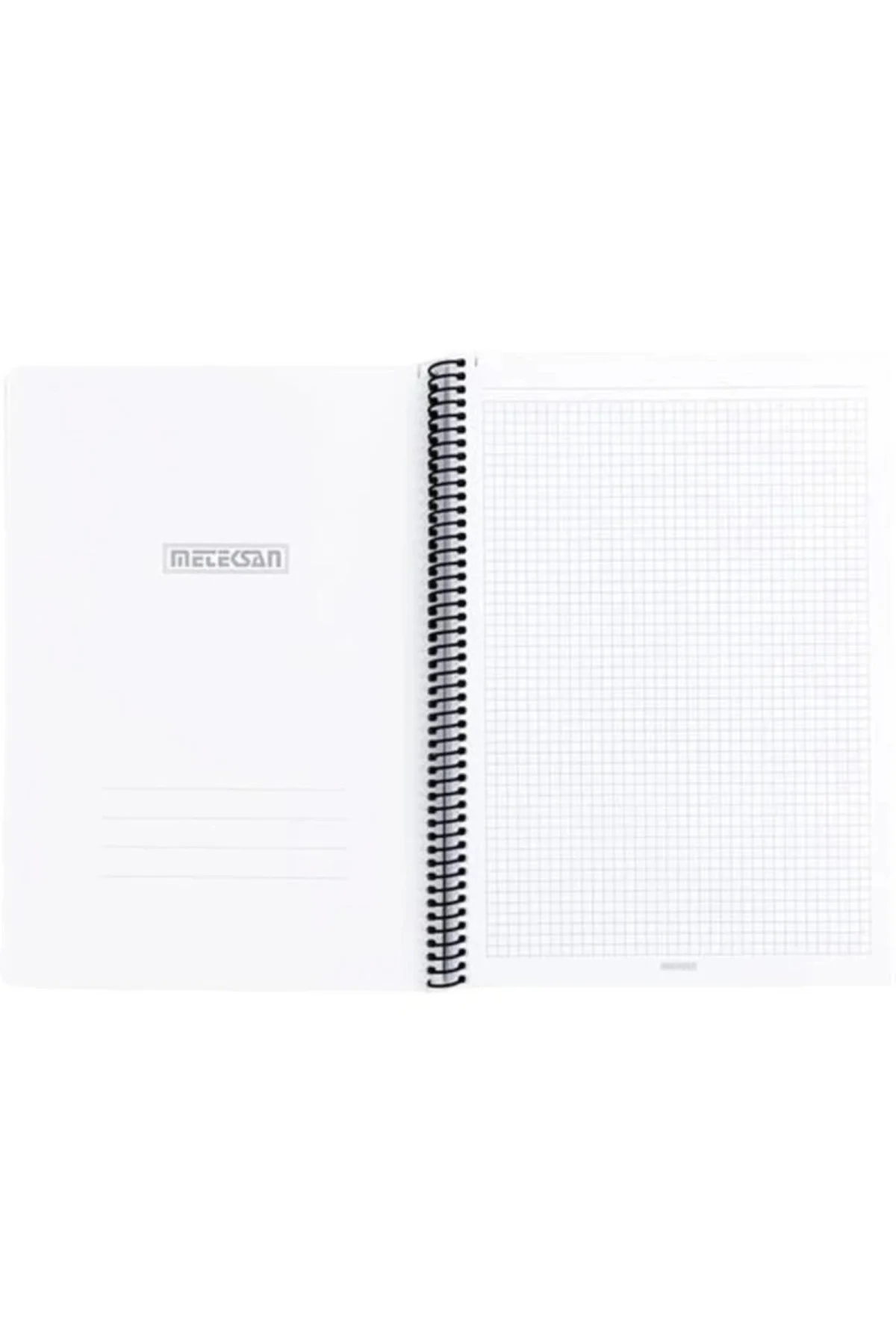 Pruva Ofis Serisi, A4 120 Yaprak Kareli Karton Kapaklı Pet Spiralli Defter, Bej