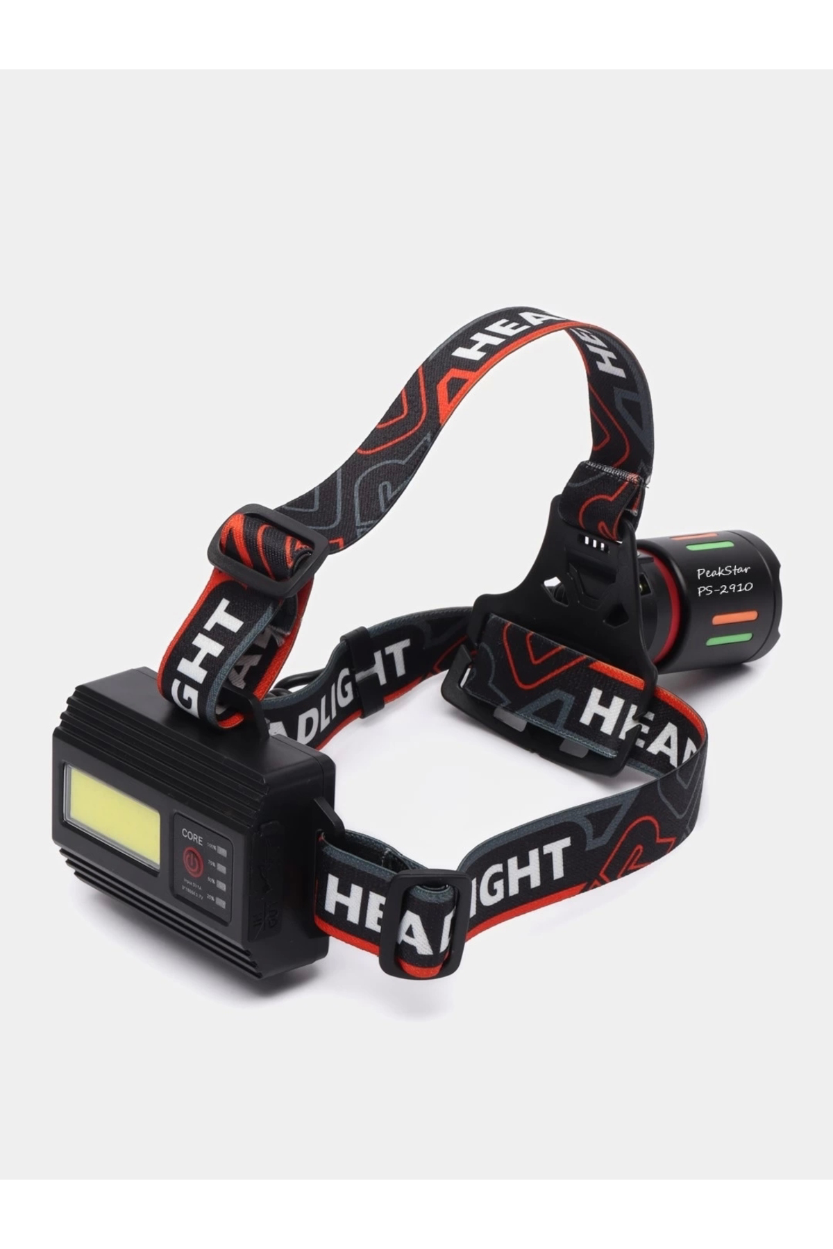 Butik Ps-2910 Şarjlı Profesyonel Zoomlu Kamp Avcı Balıkçı Kafa Lambası