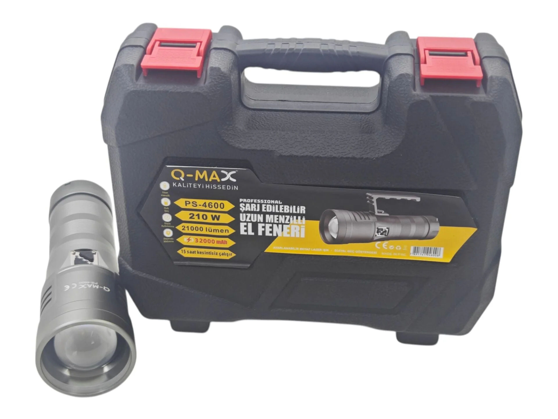 PS-4600   Q-Max 21000 Lümen 210W Zomlu Avcı Feneri Fiyatı, Yorumları ve Özellikleri