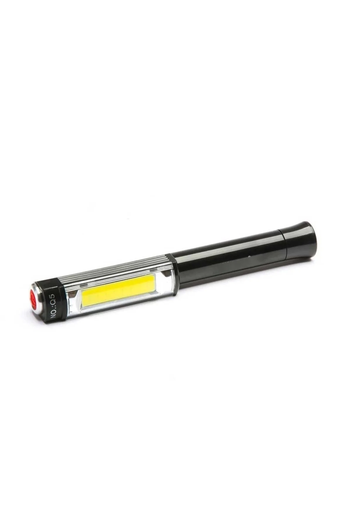 Ps-Q5 Pilli Mıknatıslı Cob Led Çalışma Tamir Kırmızı Işık El Fene