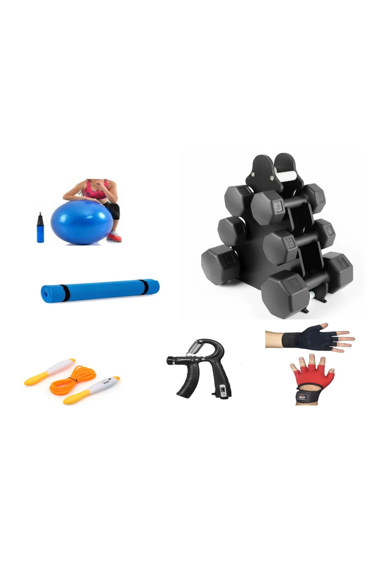 PS SPOR 1 KG + 2 KG + 3KG + SPOR SETİ