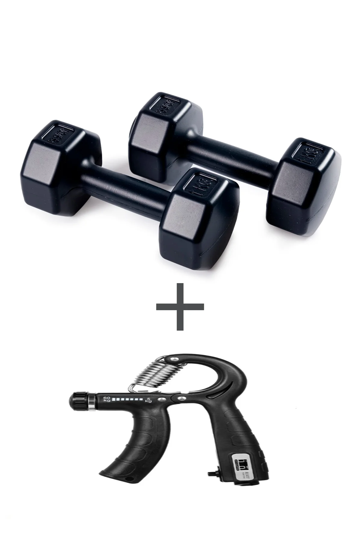 PS SPOR 1 KG DAMBIL SET(1KG 2 ADET DAMBIL) + SAYAÇLI AYARLANABİLİ