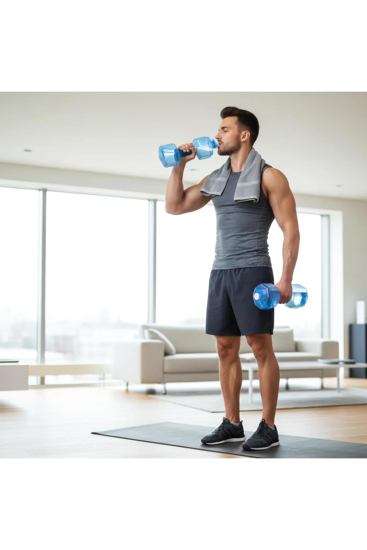 PS SPOR 1,5 KG X 2 AD DAMBIL VEYA 1500 ML SULUK MAVİ