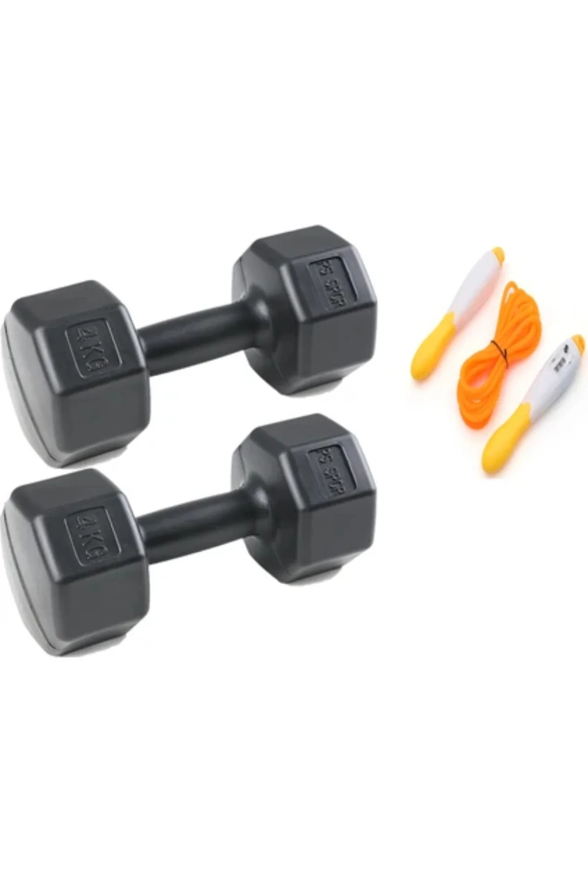Ps Spor 2 Adet 4 kg Dambıl + Sayaçlı Ayarlanabilir El Yayı Sayaçl