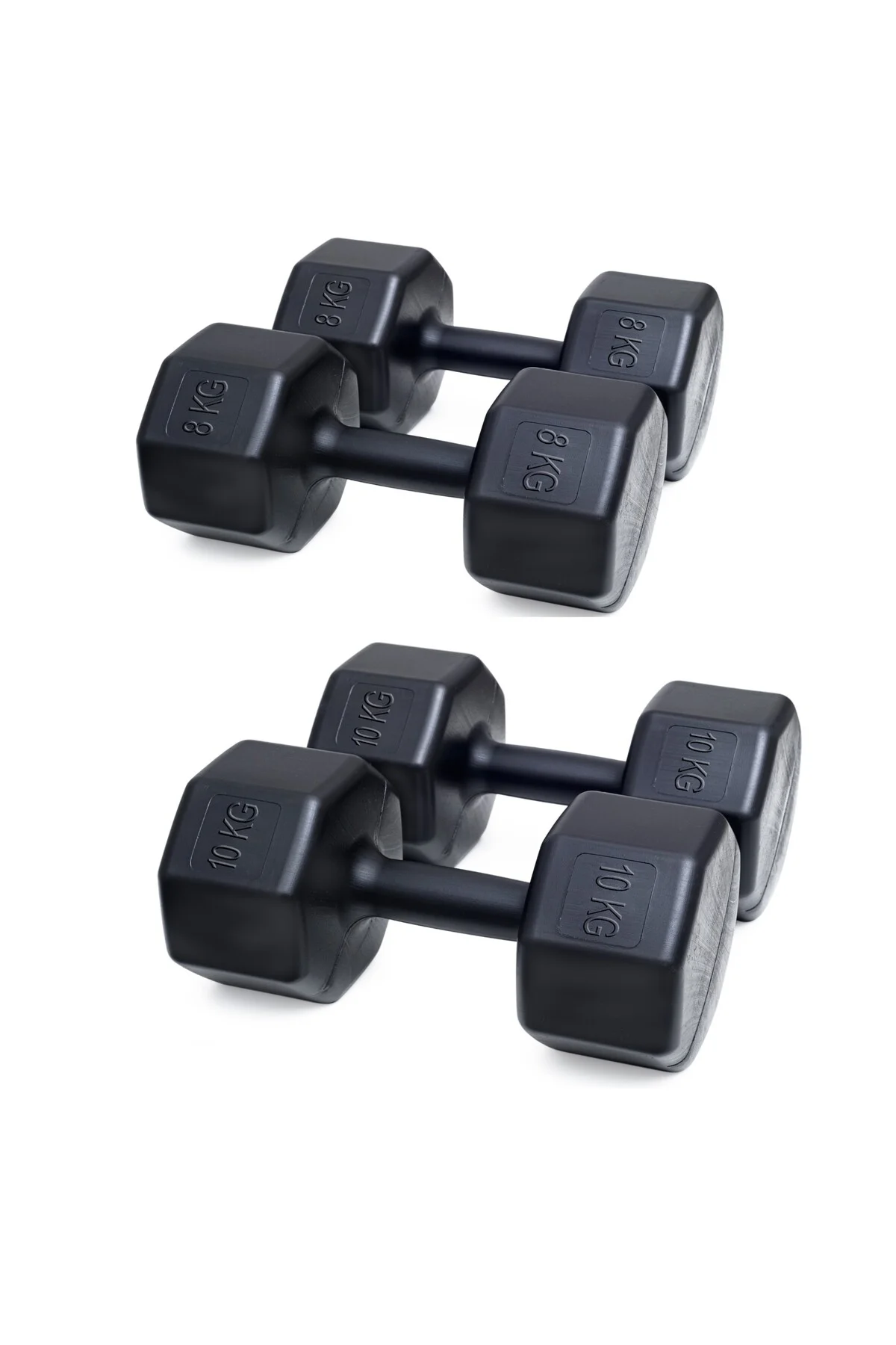 PS SPOR  2 Lİ DAMBIL SET 8 KG 2 ADET 10 KG 2 ADET SAYAÇLI AYARLAN