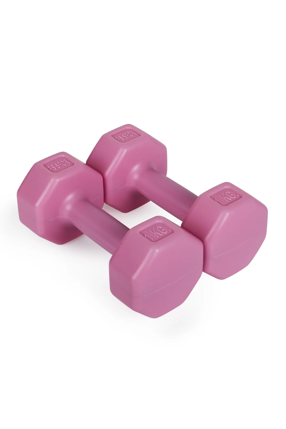 PS SPOR 2 X 1 KG DAMBIL PEMBE ( ÖZEL PLASTİKTEN ÜRETİLMİŞTİR)