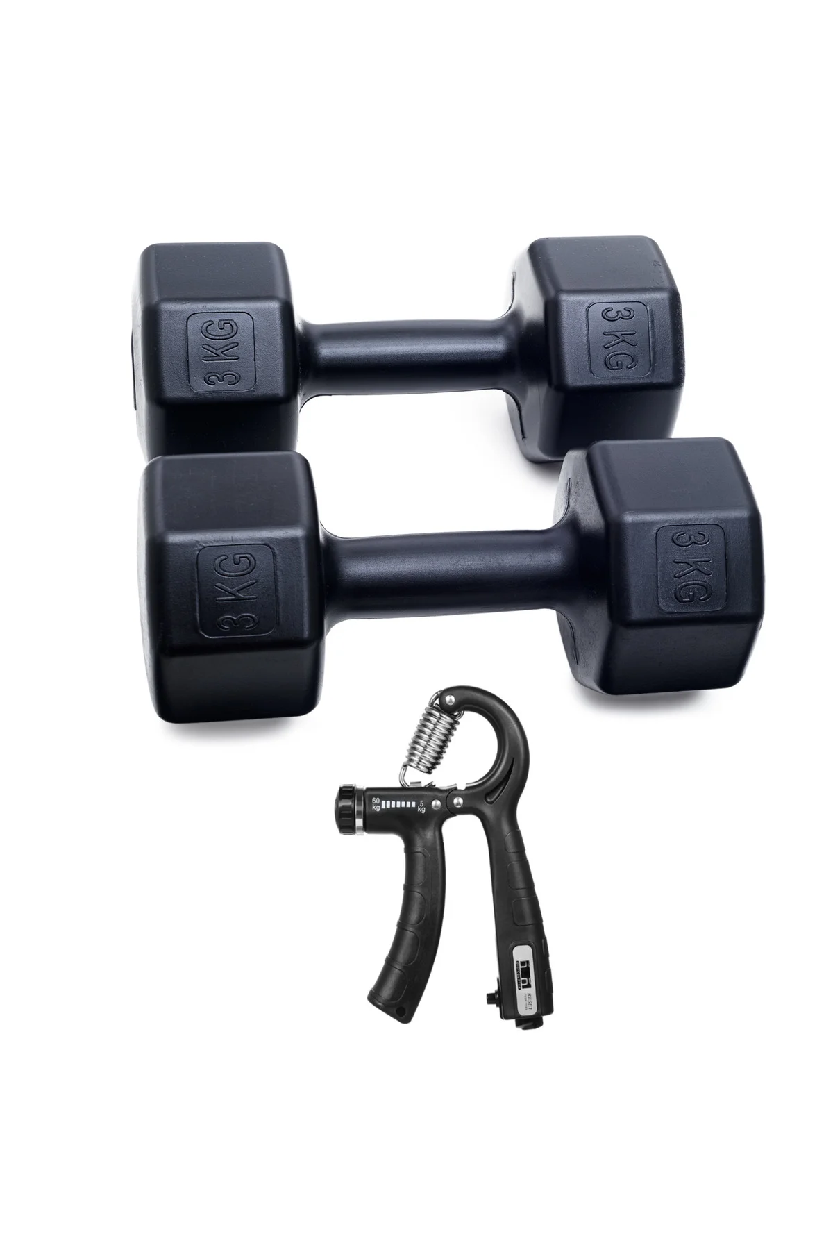 PS SPOR 3 KG DAMBIL ÇİFT + SAYAÇLI AYARLANABİLİR EL YAYI  (3 KG X