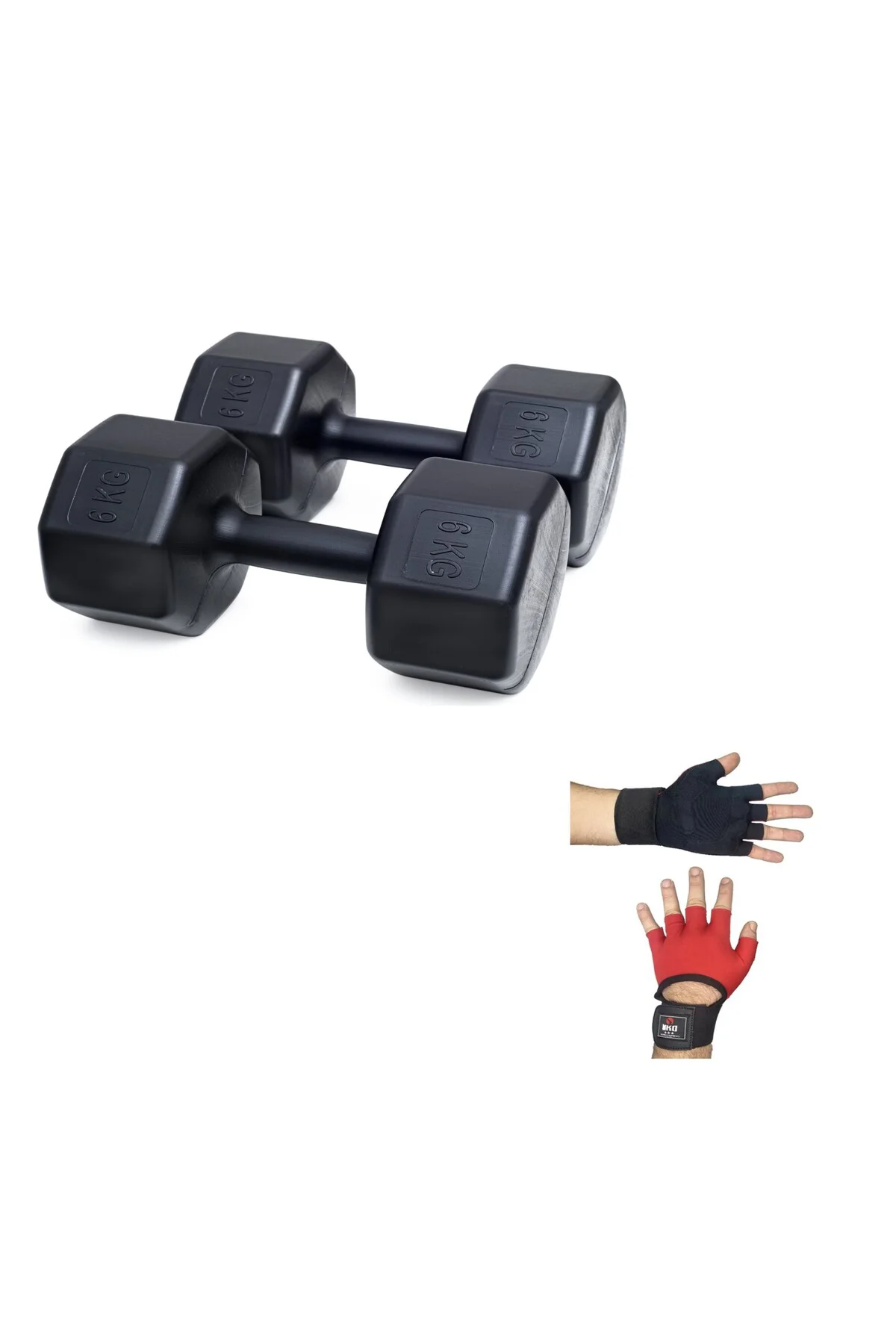 PS SPOR 6 KG DAMBIL X 2 ADET + BODY ELDİVENİ