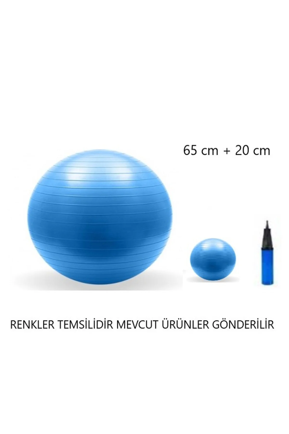 PS SPOR PİLATES TOPU 65 CM + 20 CM + POMPA