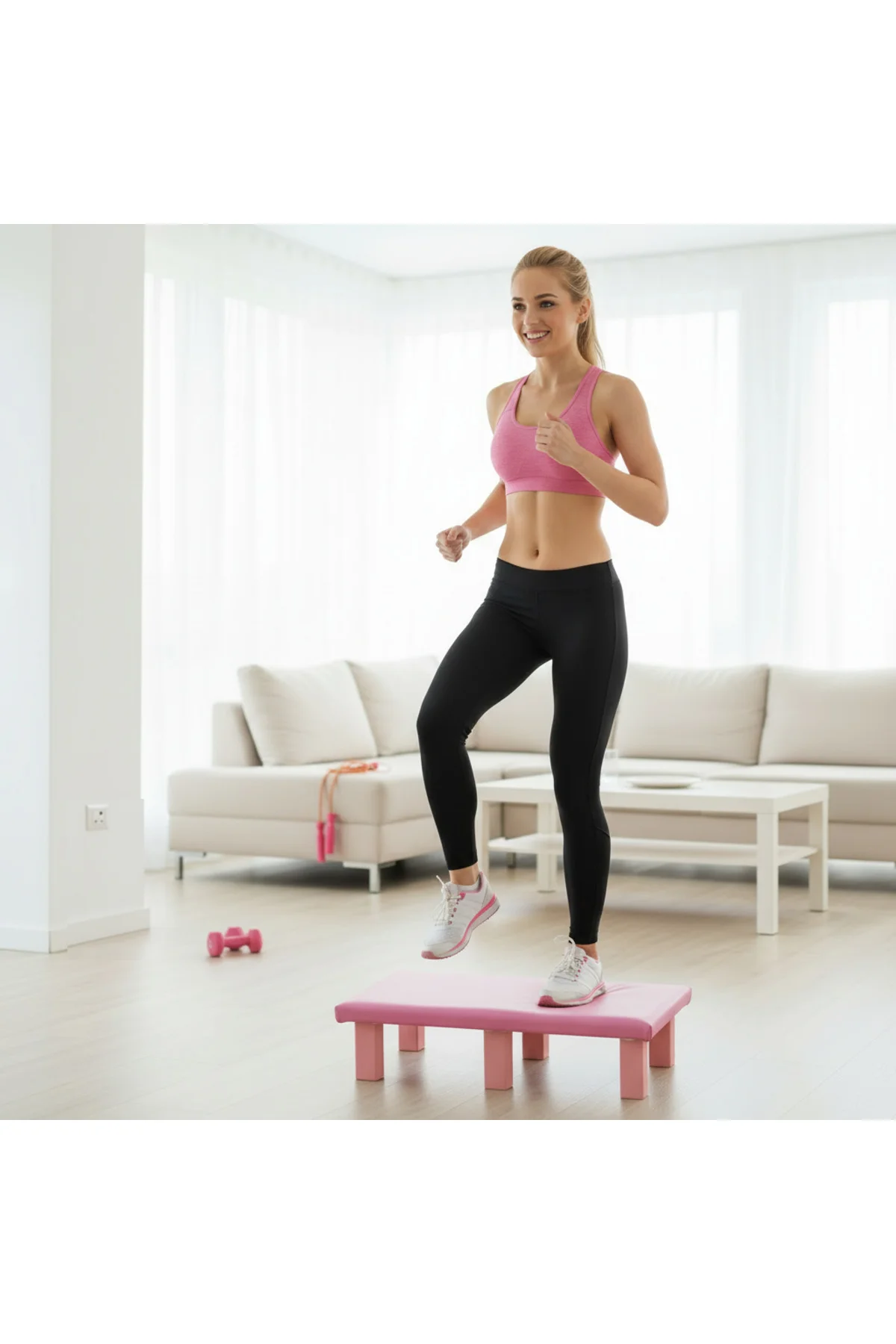 PS SPOR STEP & PİLATES TAHTASI ( suni deri kaplama )