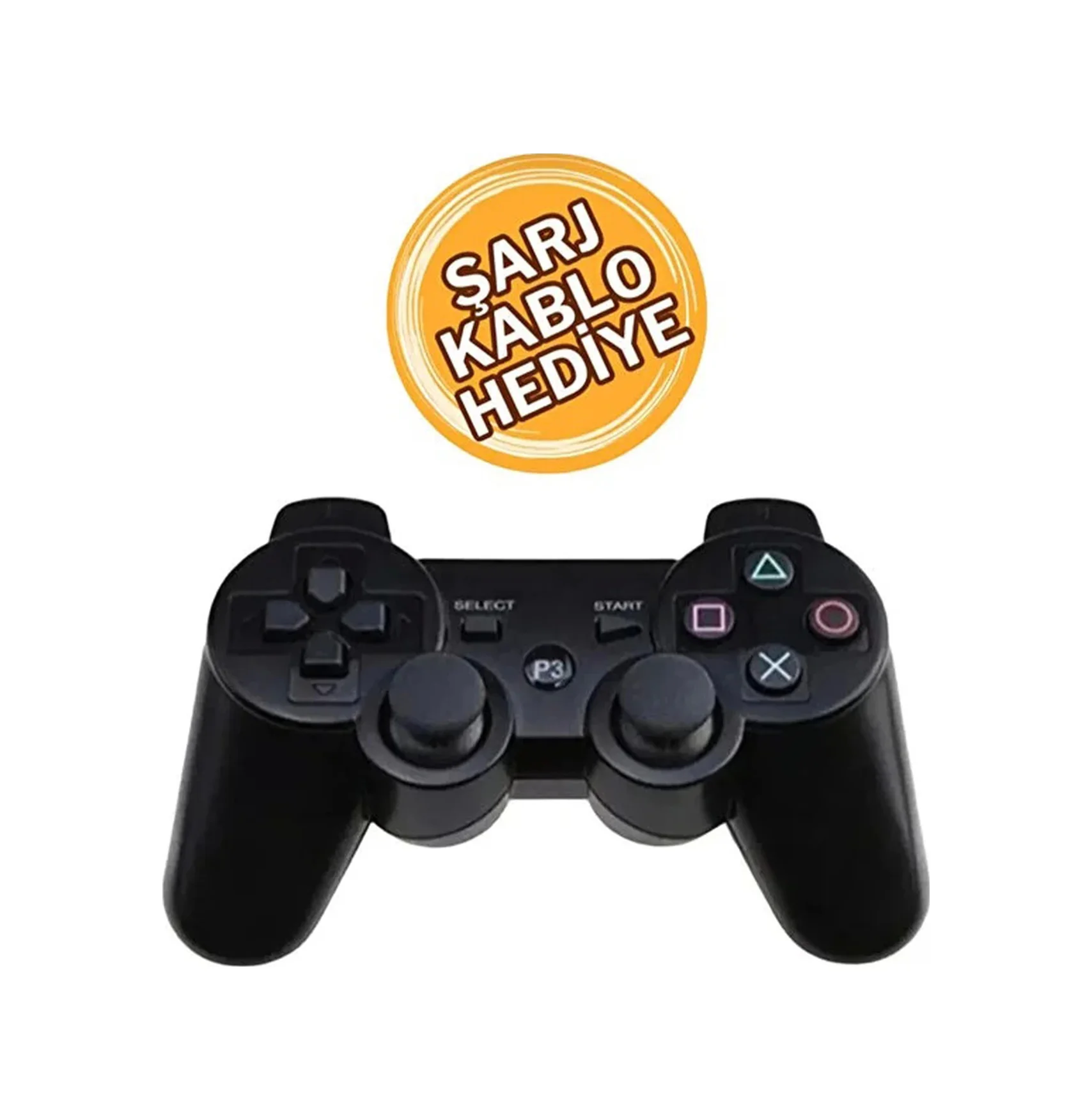 Ps3 Kablosuz Analog Oyun Kolu Oyuncu Konsolu Dualshock Wireless J