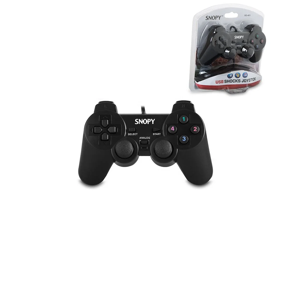Ps3 Siyah Oyun Kolu Analog Titreşimli Usb Kablo 15 Tuş - 2 Analog