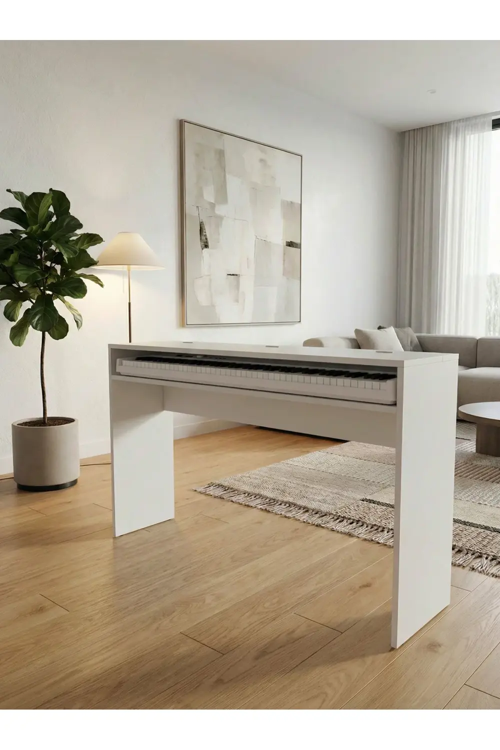 PS30 PLX-80WH JDP-8830 Beyaz Kapaklı Tuş Hassasiyetli Piyano Katl