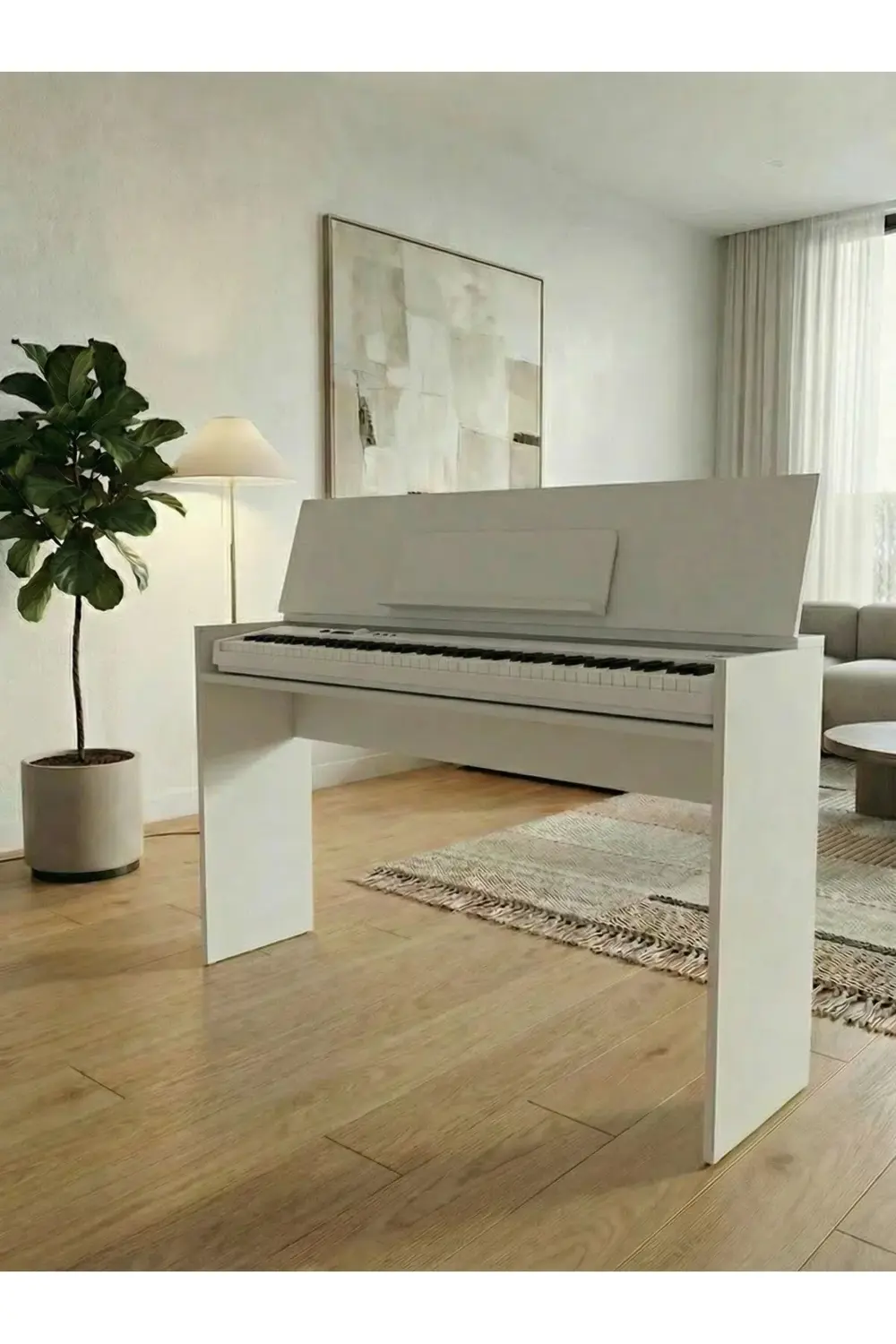 PS30 PLX-80WH JDP-8830 Beyaz Kapaklı Tuş Hassasiyetli Piyano Katl