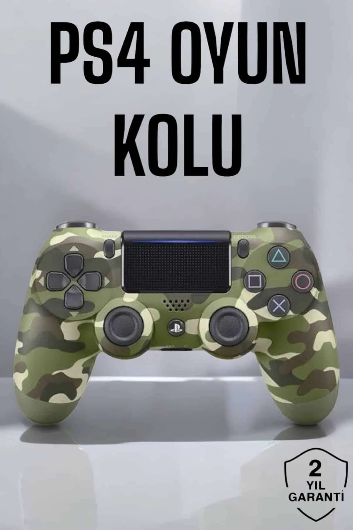 PS4 Oyun Kolu Kamuflaj Desenli Joystick -