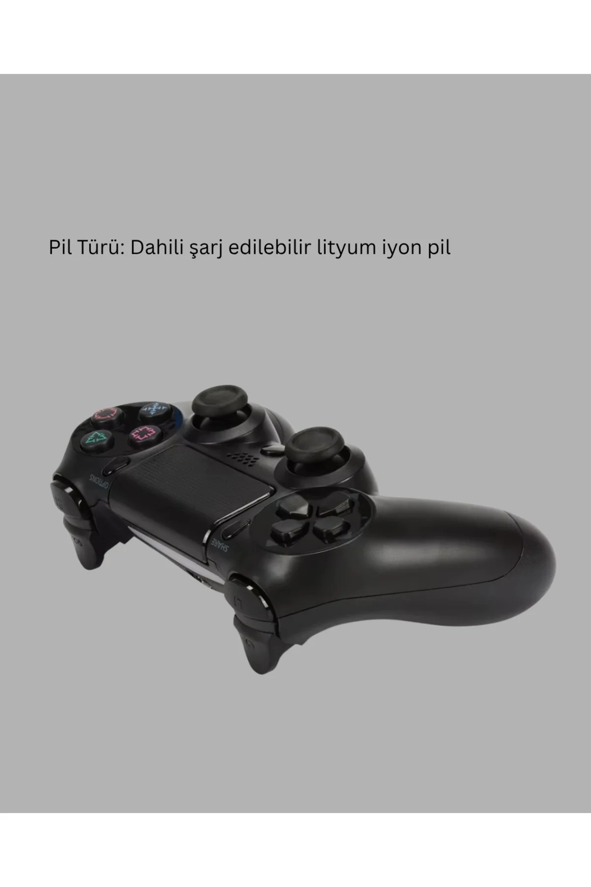 PS4 Uyumlu Kablosuz Oyun Kolu – Titreşimli, Şarjlı ve Ergonomik Yeni Nesil - Görsel 5