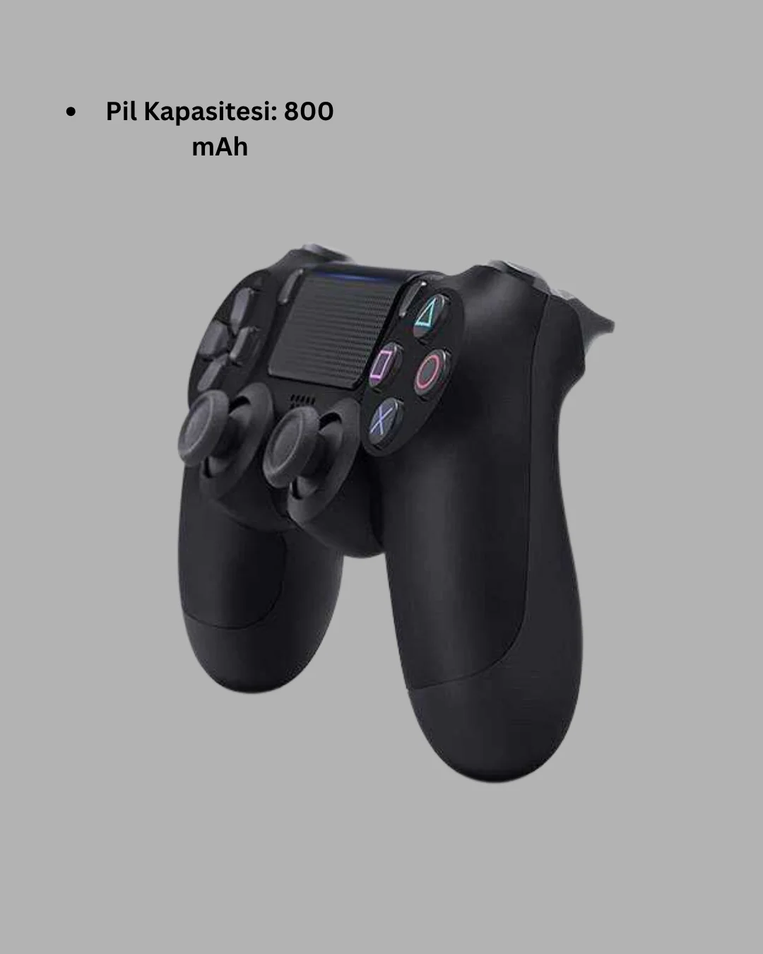 PS4 Uyumlu Kablosuz Oyun Kolu – Gerçekçi Titreşimli Geri Bildirim Yeni Nesil