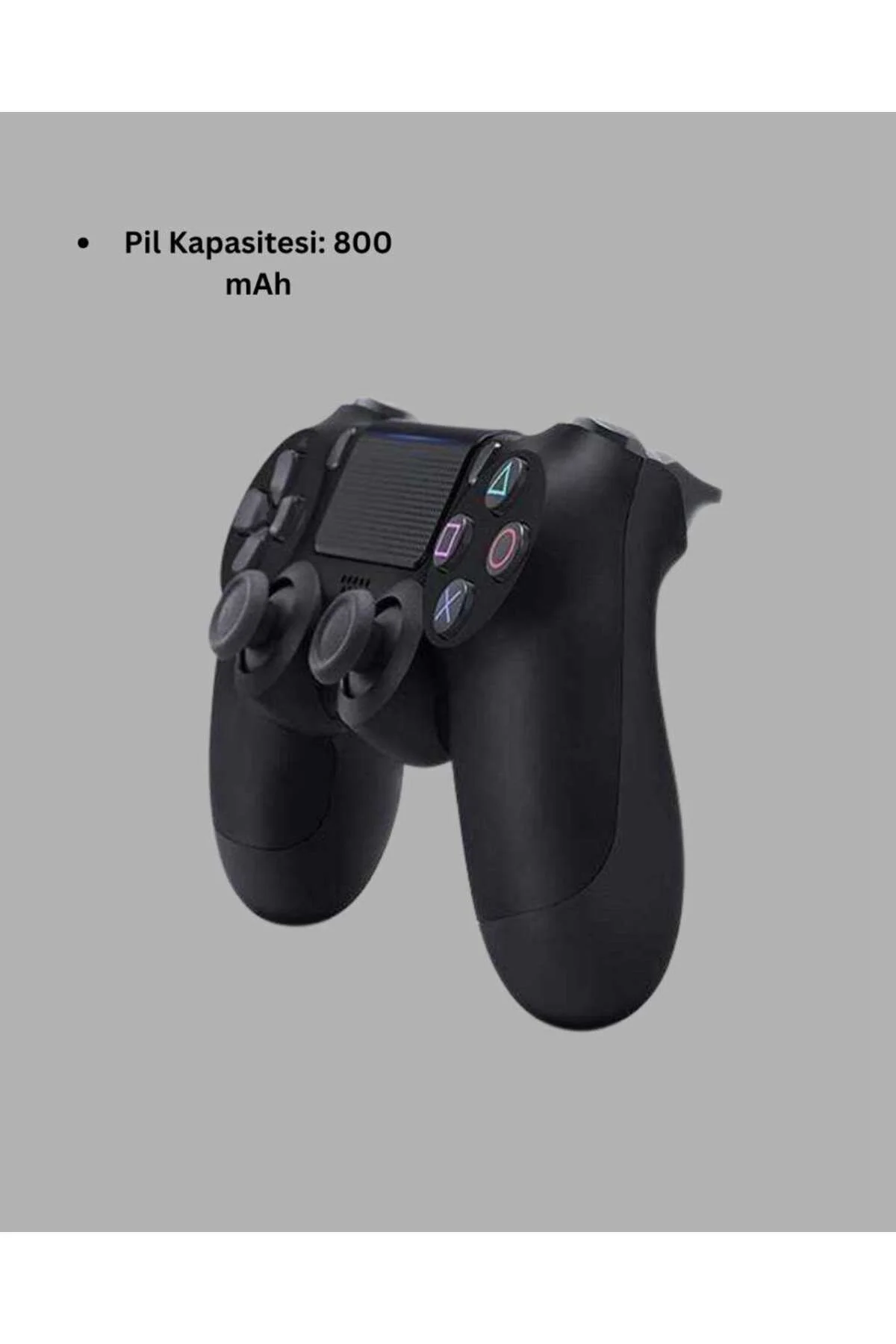 PS4 Uyumlu Kablosuz Oyun Kolu – Titreşimli, Şarjlı ve Ergonomik Yeni Nesil - Görsel 3