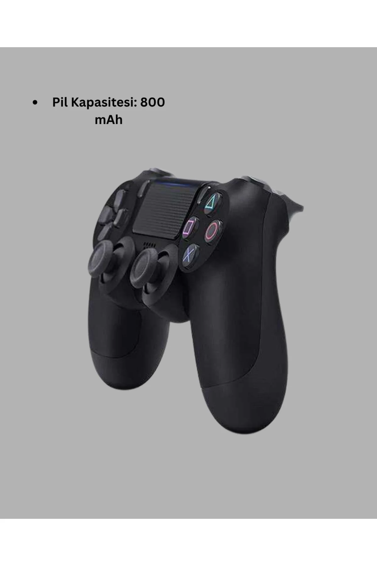PS4 Uyumlu Kablosuz Oyun Kolu – Titreşimli, Şarjlı ve Ergonomik -