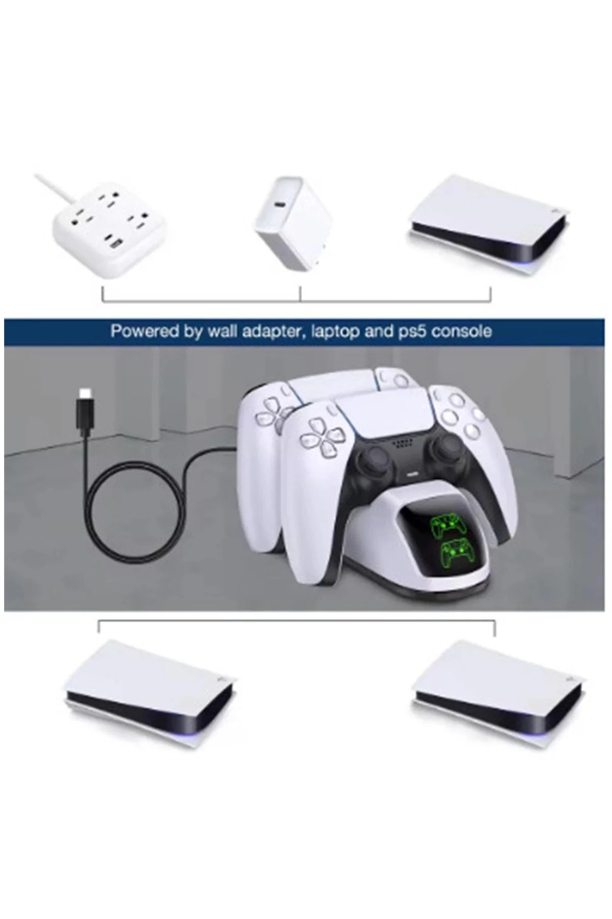Ps5 Uyumlu Dualsense Şarj Istasyonu Playstation 5 Uyumlu Charging