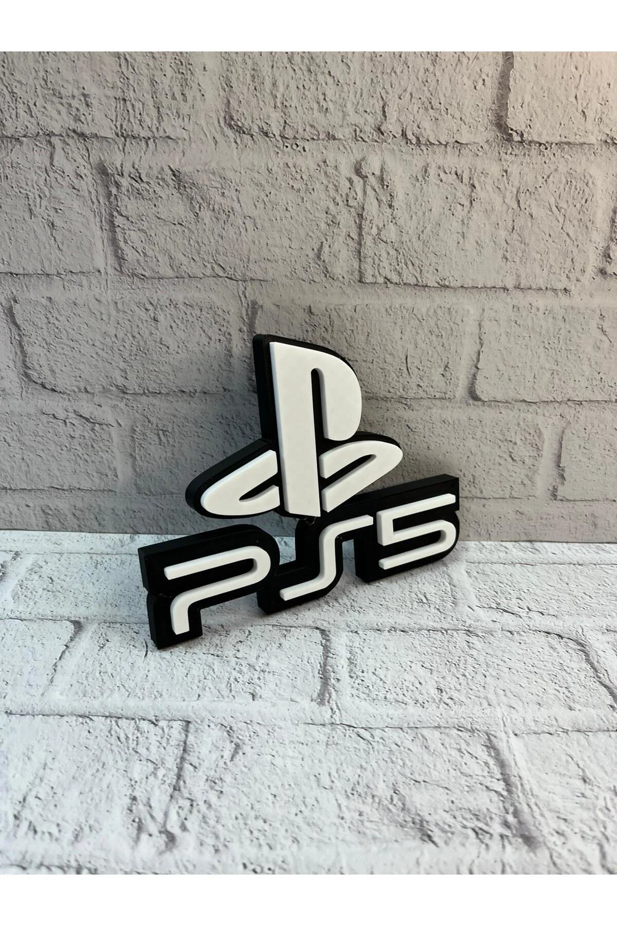 Ps5 Logo Dekoratif Duvar Süsü Oyun Odası Ve Salon Uyumu
