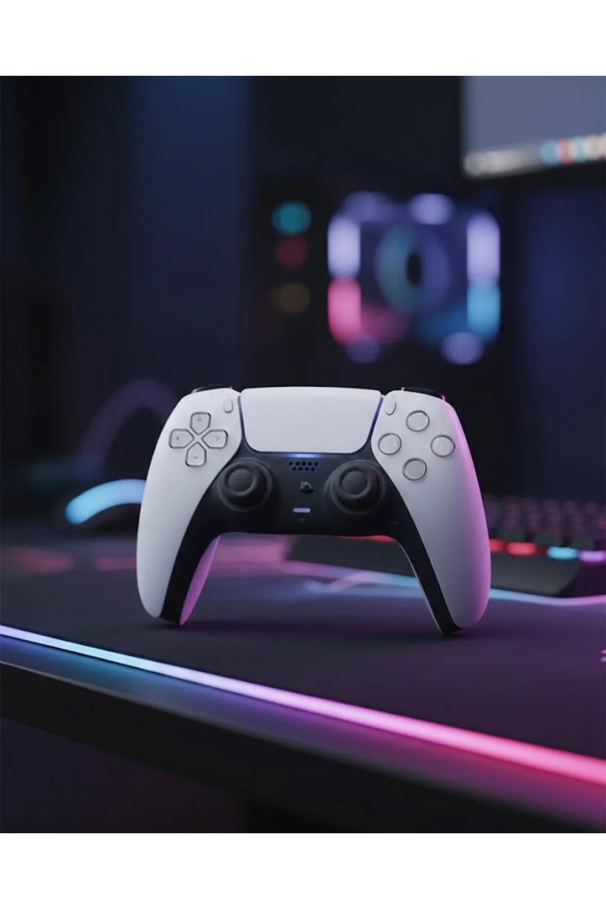 PS5 Uyumlu Kablosuz Oyun Kolu Sessiz Tuşlar ve Güçlü