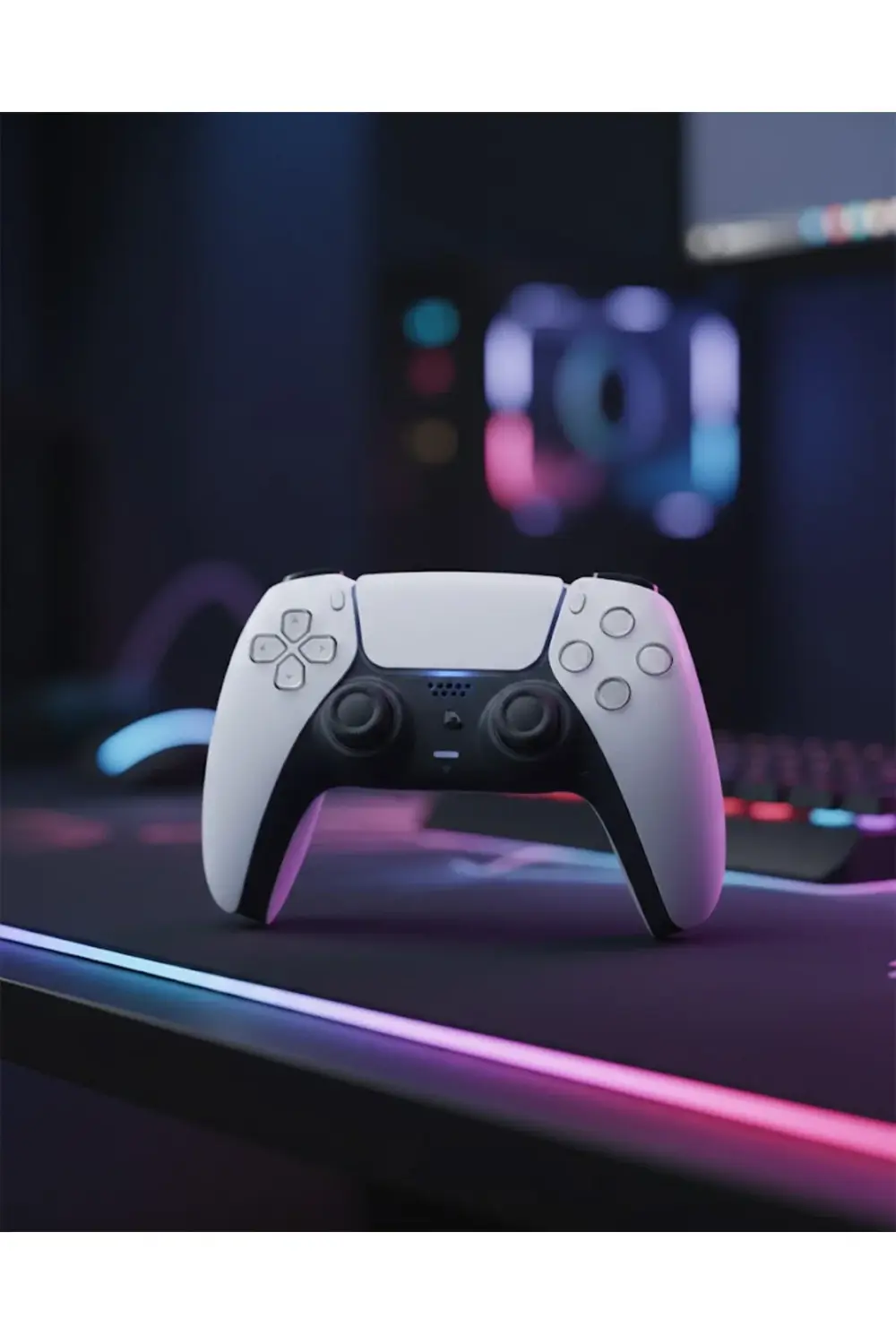 PS5 Uyumlu Kablosuz Oyun Kolu Sessiz Tuşlar ve Güçlü