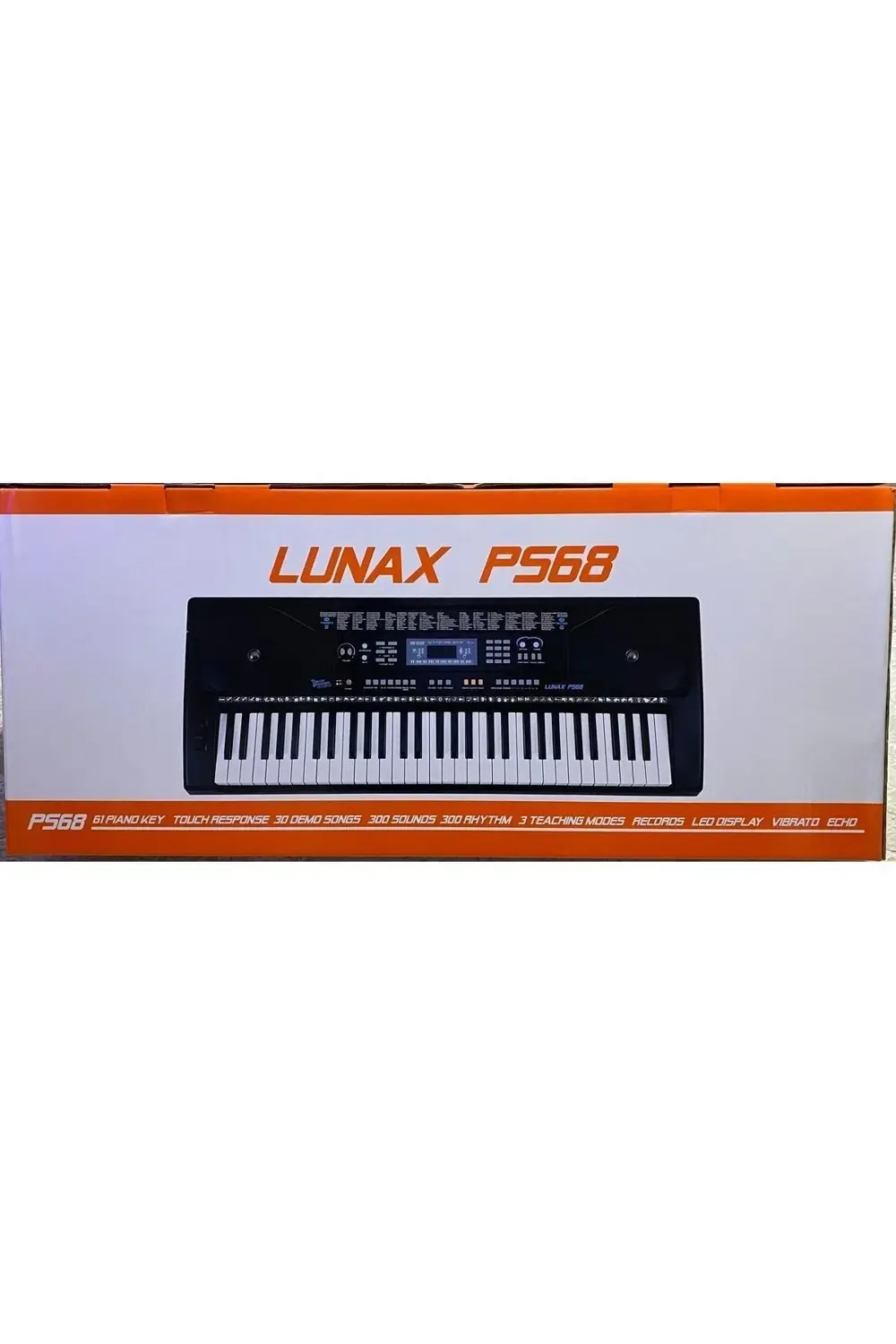 Ps68 Pille Çalışabilen Tuş Hassasiyetli Org (adaptör Dahil)