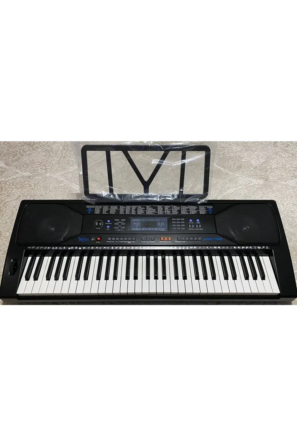 Ps68 Pille Çalışabilen Tuş Hassasiyetli Org (adaptör Dahil)