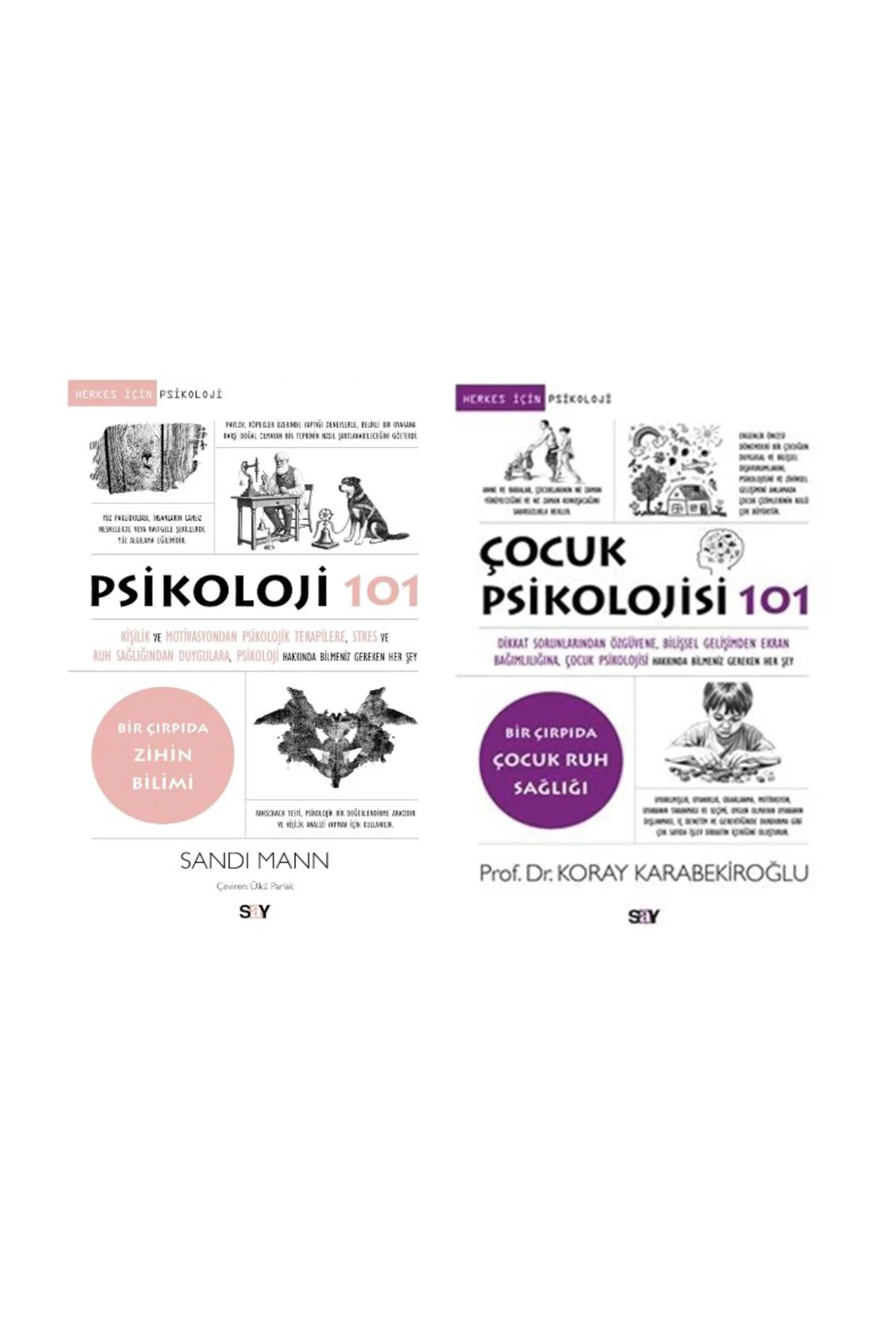psikoloji 101 +cocuk psikolojisi 101=(2kitap)