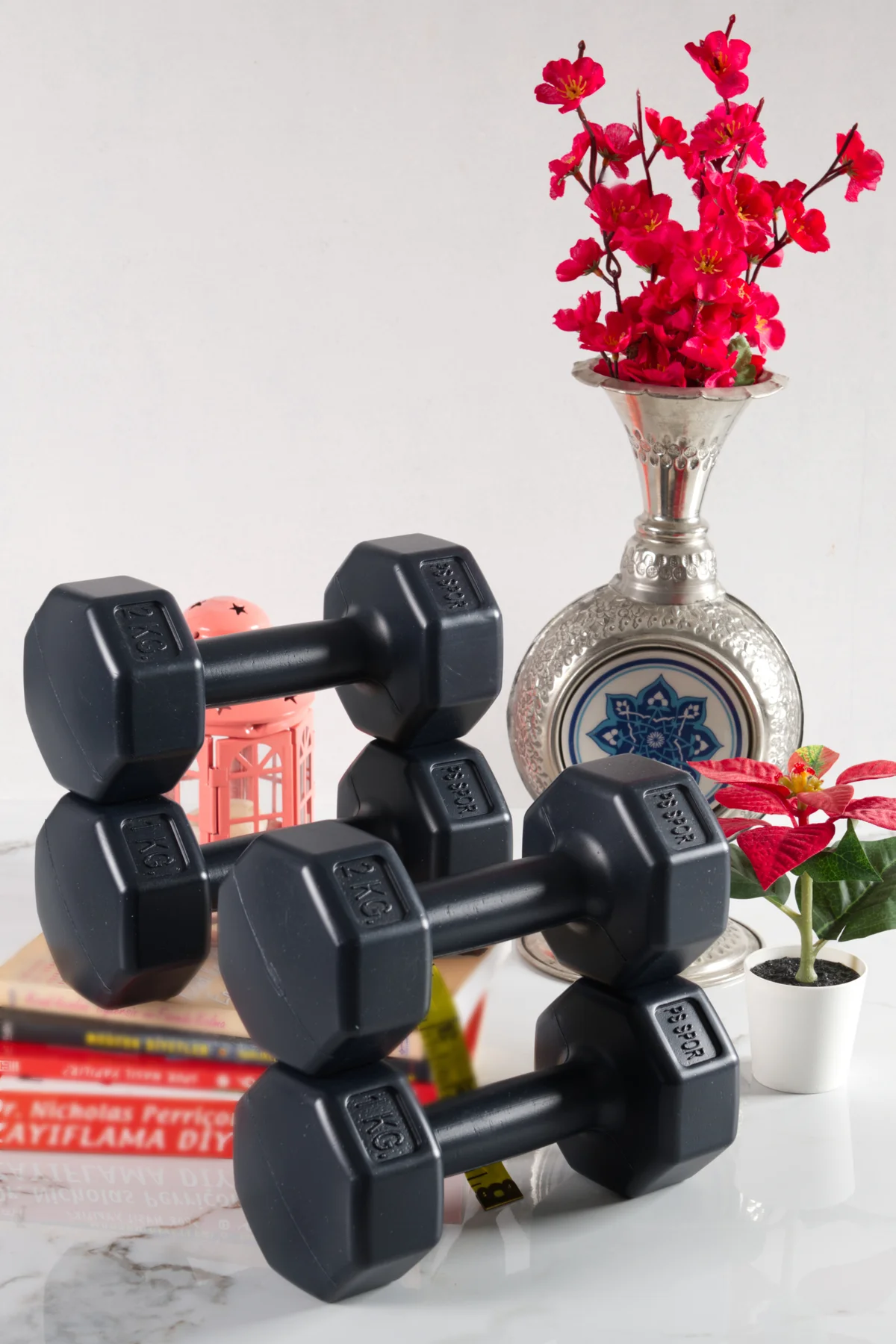 PSSPOR 2 Set Dambıl (2 Adet 1 KG - 2 Adet 2KG )