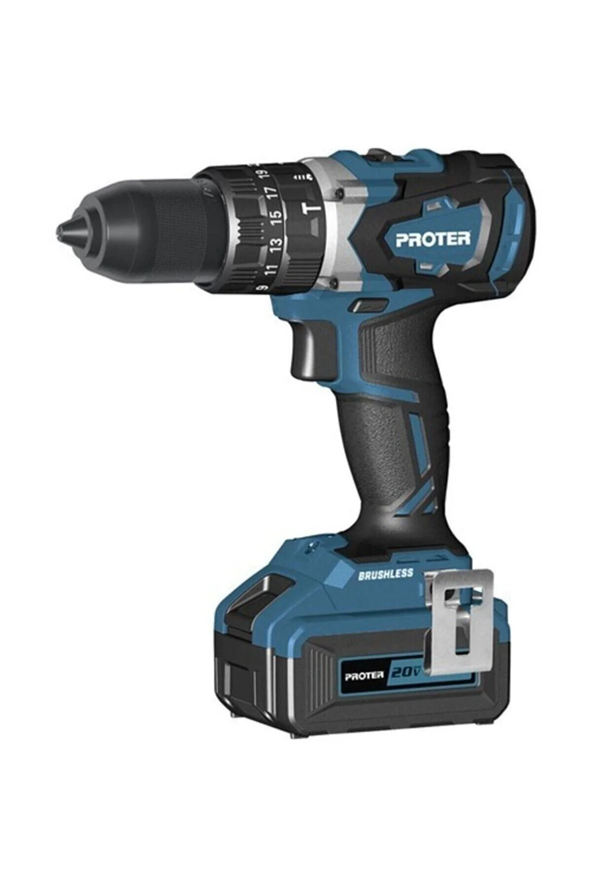 Pst 720 Bl 20v 2.0 Ah Li-ion Çift Akülü Kömürsüz Darbeli Matkap V