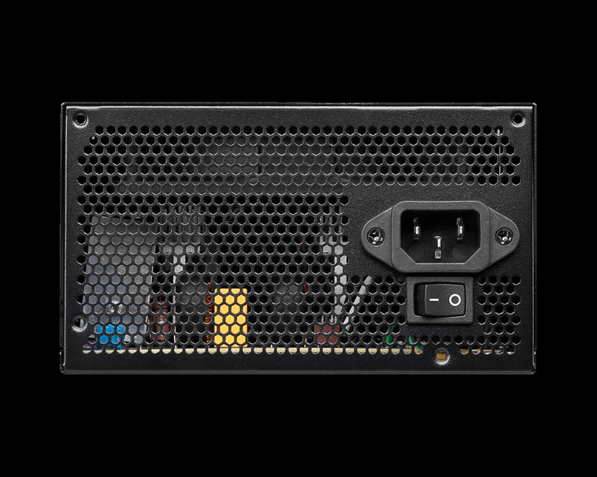 Msi Psu Mag A500dn 500W 80Plus Non Modular Power Supply