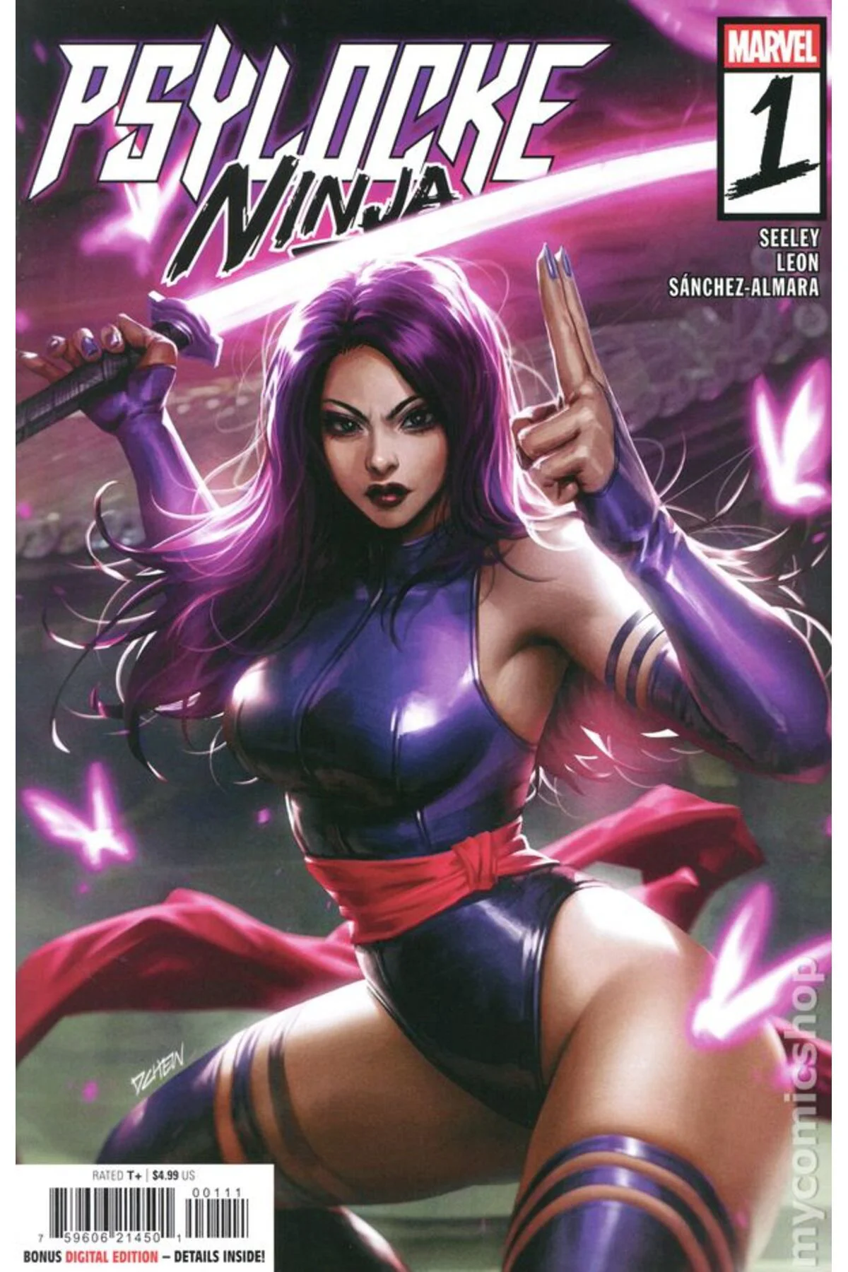 Psylocke Ninja #1A (ingilizce)