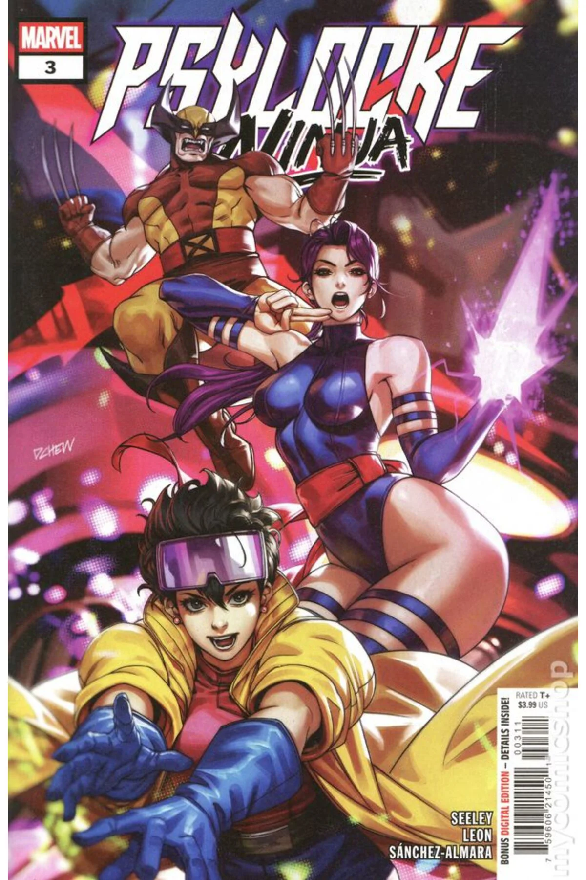 Psylocke Ninja #3A (ingilizce)