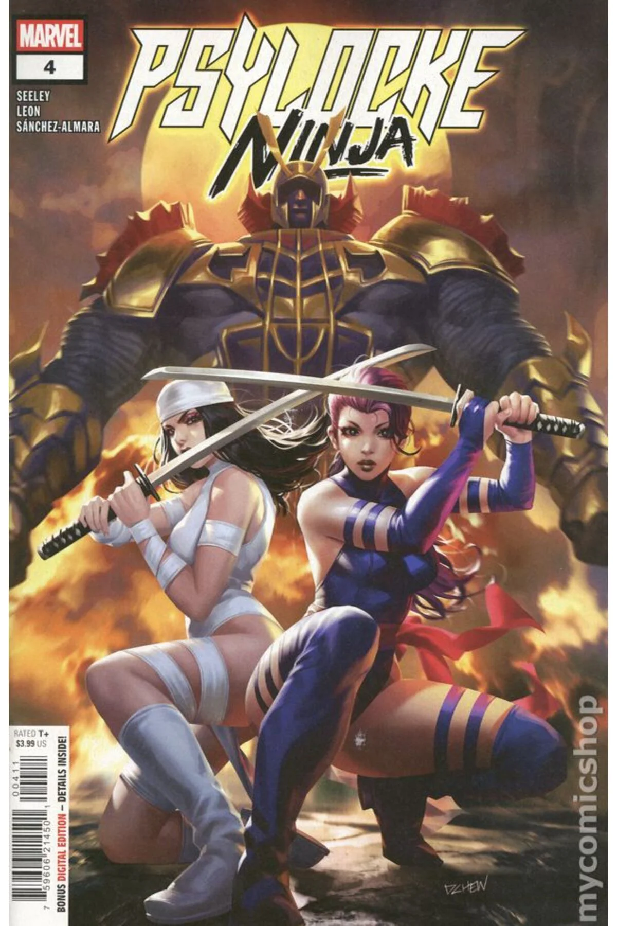 Psylocke Ninja #4A (ingilizce)