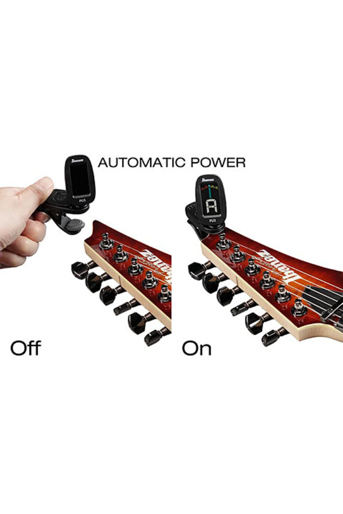 PU3-BK Clip Chromatic Tuner Akort Aleti