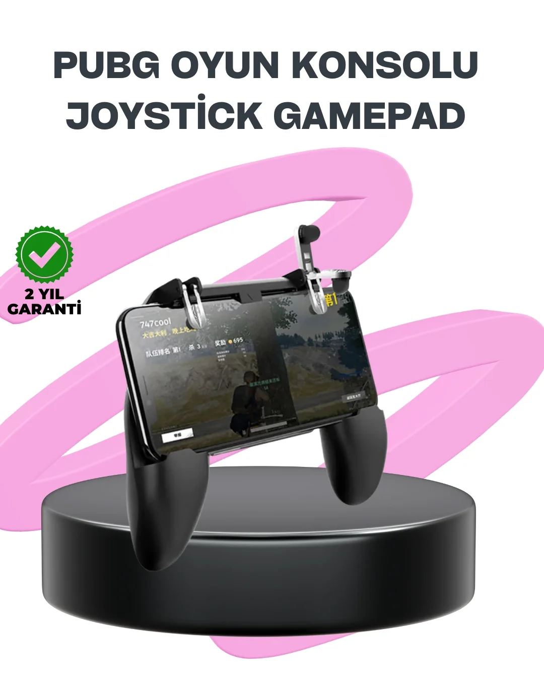 PUBG Mobile İçin Tetikleyicili Joystickli Telefon Gamepadi PUBG Mobile İçin Tetikleyicili Joystickli Telefon Gamepadi