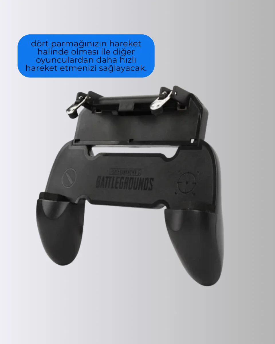 PUBG Mobile Tetikleyicili Joystickli Telefon Gamepadi - FPS Oyunları İçin Hassas Kontrollü Kontrolcü PUBG Mobile Tetikleyicili Joystickli Telefon Gamepadi - FPS Oyunları İçin Hassas Kontrollü Kontrolcü Fiyatı, Yorumları ve Özellikleri