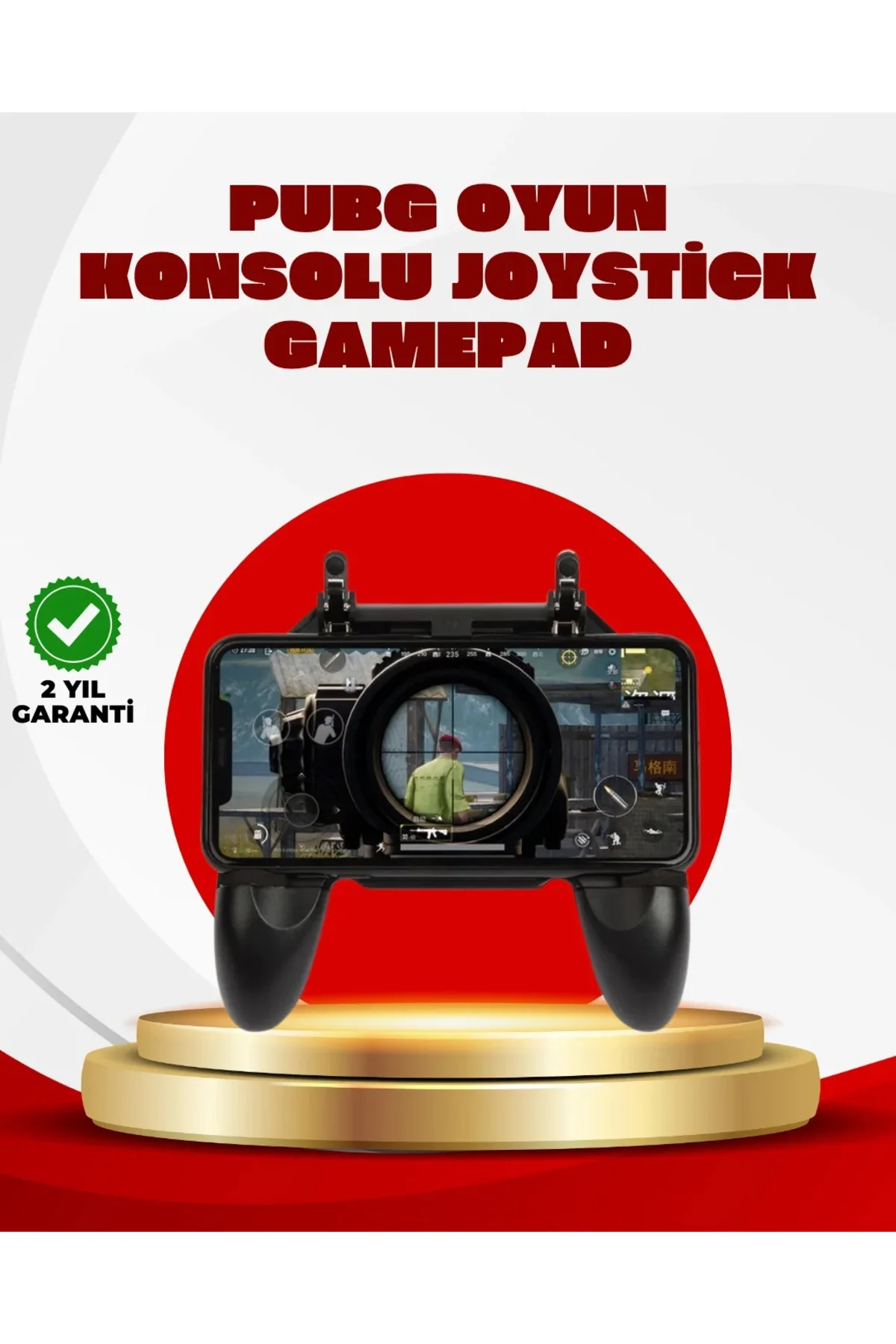 Pubg Mobile Uyumlu Joystick Ve Parmak Tetikli Oyun Gamepadi